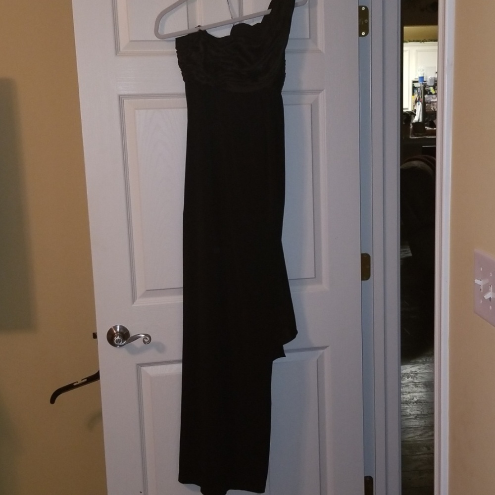 Long, elegant black formal